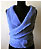 Lavendelfarvet sjalsbluse